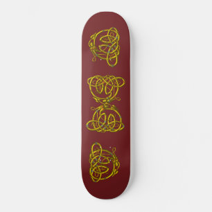 SKATEBOARD DRAGON LOVE