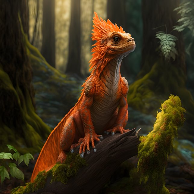 Skateboard dragon rouge (Créateur téléchargé)