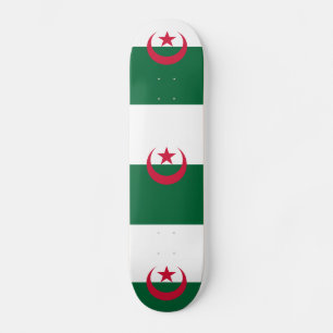 Skateboard Drapeau algérien patriotique