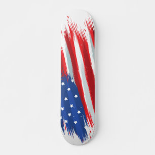 Skateboard Drapeau américain