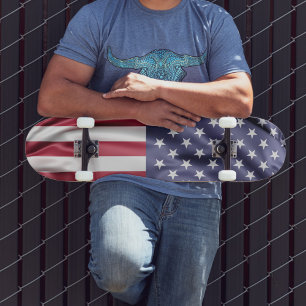 Skateboard Drapeau américain