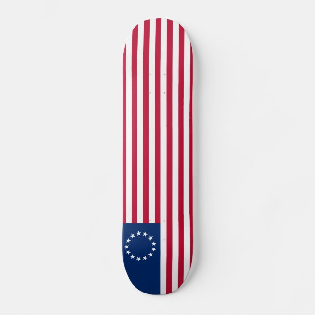 Skateboard Drapeau américain Betsy Ross (Recto)
