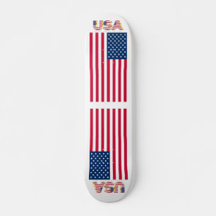 Skateboard Drapeau américain - États-Unis d'Amérique - Patrio