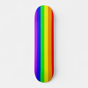 Skateboard Drapeau arc-en-ciel