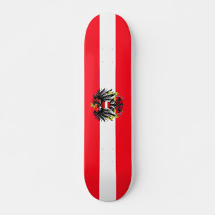 Skateboard Drapeau autrichien