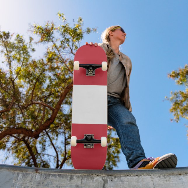 Skateboard Drapeau autrichien (Extérieur 1)