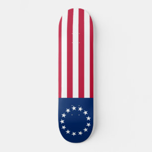 Skateboard Drapeau Betsy Ross