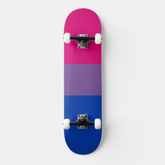 Skateboard Drapeau bisexuel (Recto)