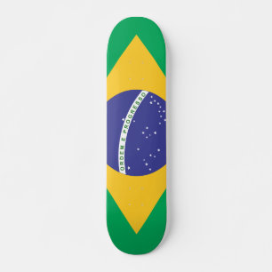 Skateboard Drapeau Brasil