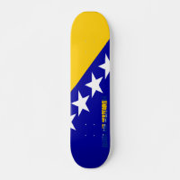 Drapeau brillant bosnien