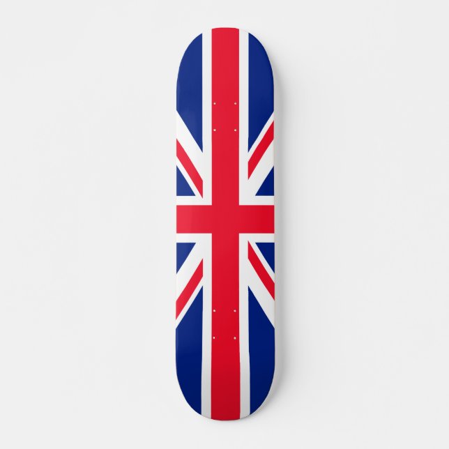 Skateboard Drapeau britannique BRITANNIQUE de l'anglais de la (Devant)