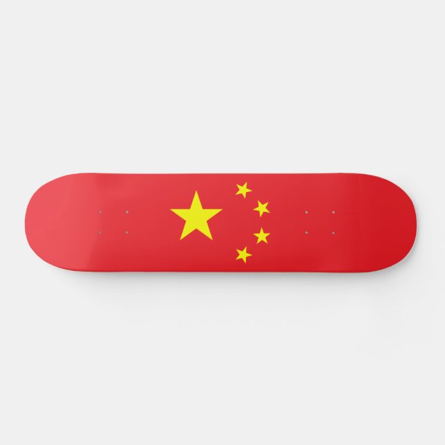 Skateboard Drapeau chinois (Horz)