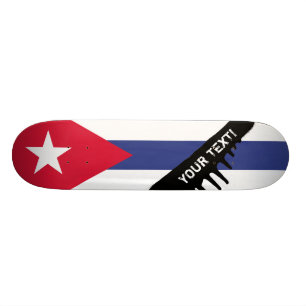 Skateboard Drapeau classique de Cuba