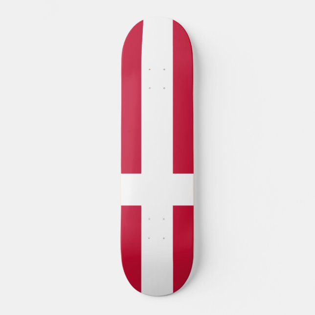 Skateboard Drapeau danois (Recto)