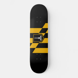 Skateboard Drapeau de Baltimore (Maryland, États-Unis)
