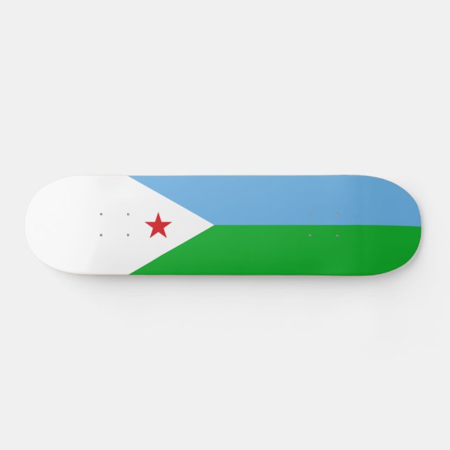 Skateboard Drapeau de Djibouti (Horz)