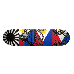 Skateboard drapeau de flilipino