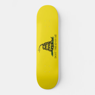 Skateboard Drapeau de gadsden (Ne pas me filer) (Drapeau de s
