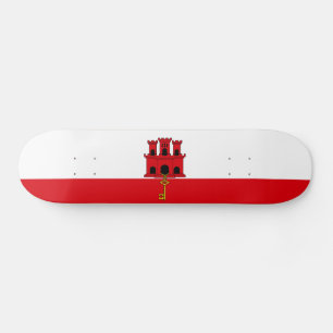 Skateboard Drapeau de Gibraltar