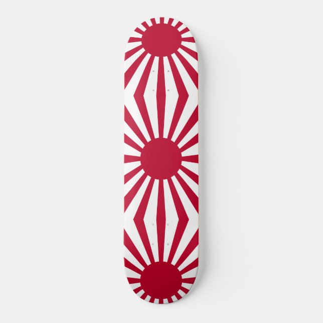 Skateboard Drapeau de guerre impérial du Japon (Recto)