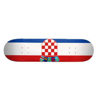 Skateboard Drapeau de la Croatie