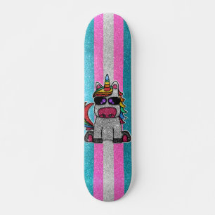 Skateboard Drapeau de la fierté transexuelle LGBT Parties sci