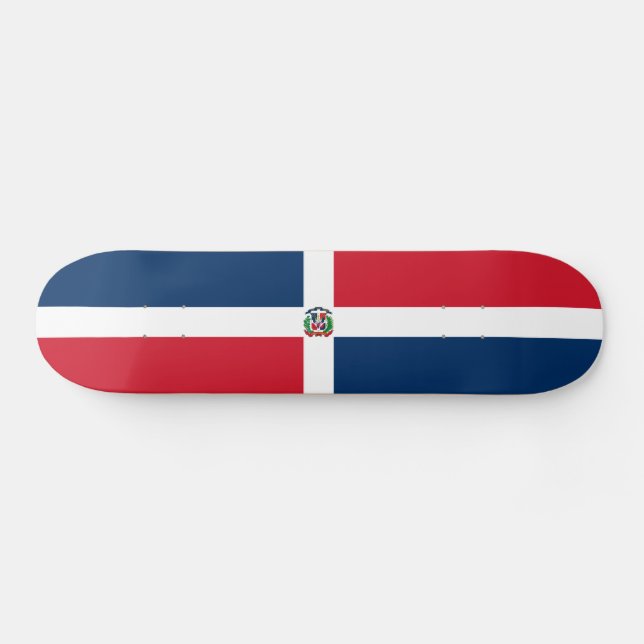 Skateboard Drapeau de la République Dominicaine (Horz)