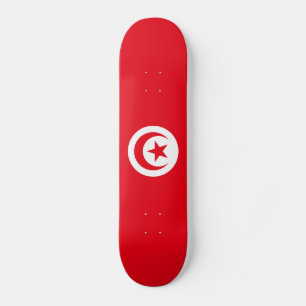 Skateboard Drapeau de la Tunisie