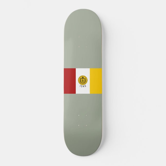 Skateboard Drapeau de la ville de San Diego (Californie) (Recto)