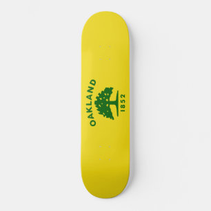 Skateboard Drapeau de la ville d'Oakland (Californie)