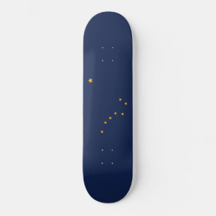 Skateboard Drapeau de l'Alaska