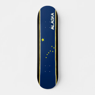 Skateboard Drapeau de l'Alaska