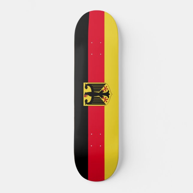Skateboard Drapeau de l'Allemagne (Recto)