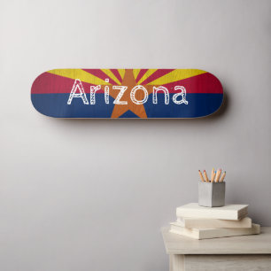 Skateboard Drapeau de l'Arizona