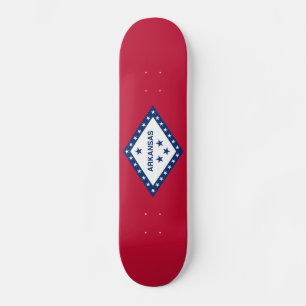 Skateboard Drapeau de l'Arkansas