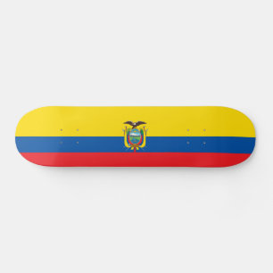 Skateboard Drapeau de l'Équateur