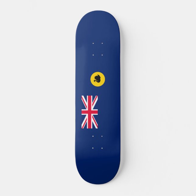 Skateboard Drapeau de l'État d'Australie-Occidentale (Recto)
