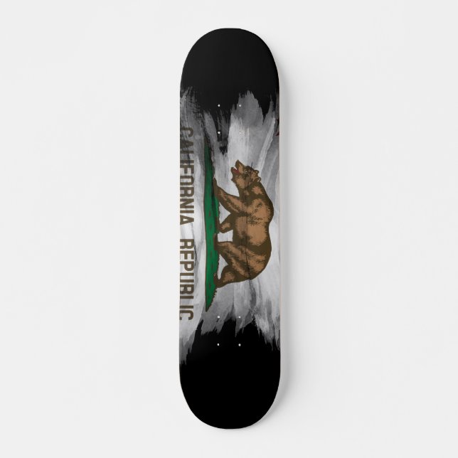 Skateboard Drapeau de l'état de Californie (Devant)