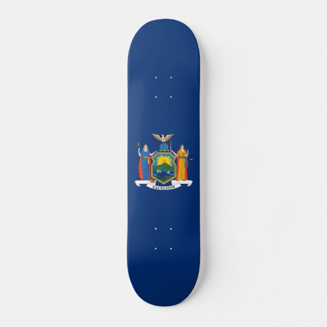 Skateboard Drapeau de l'État de New York (Recto)