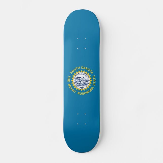 Skateboard Drapeau de l'État du Dakota du Sud (Recto)