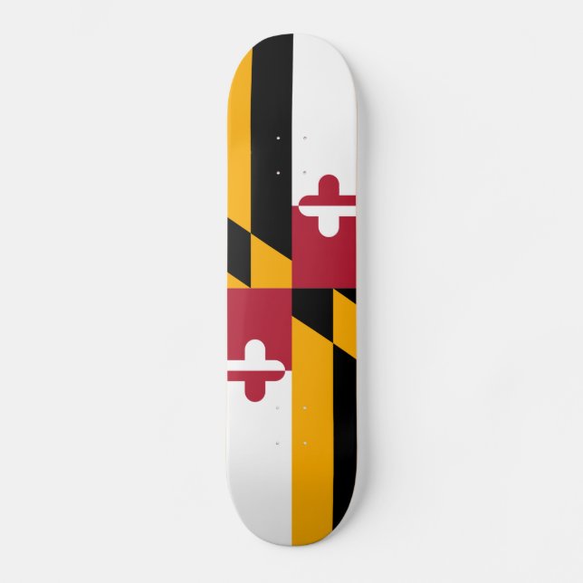 Skateboard Drapeau de l'État du Maryland (Recto)