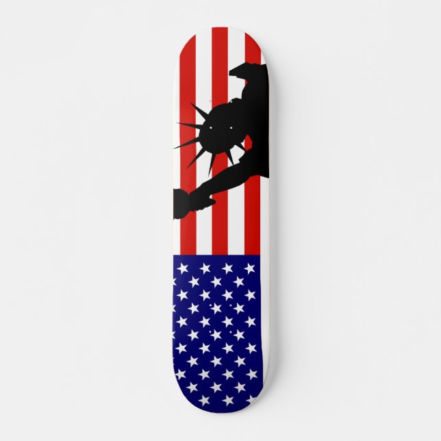 Skateboard Drapeau de liberté (Devant)