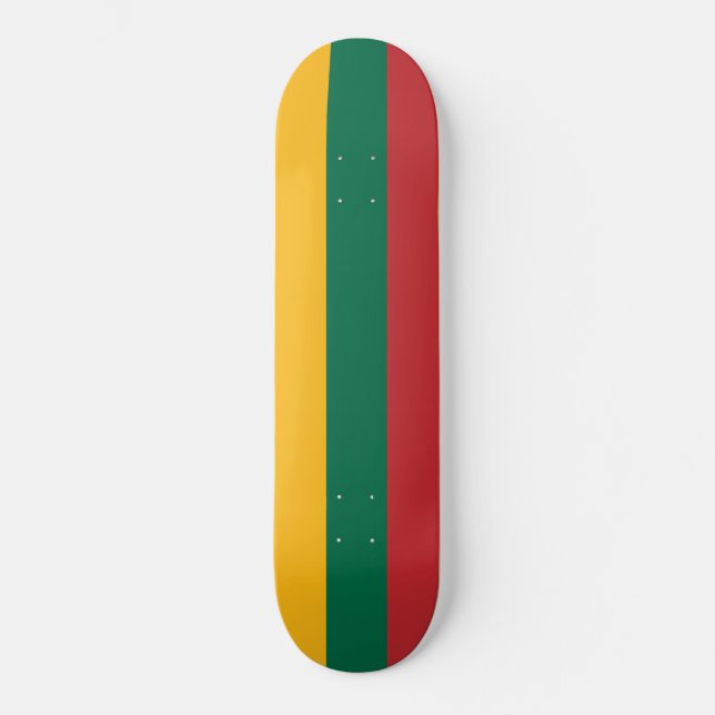Skateboard Drapeau de Lituanie (Recto)