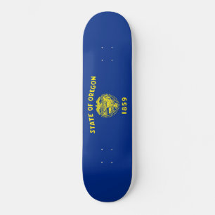 Skateboard Drapeau de l'Oregon