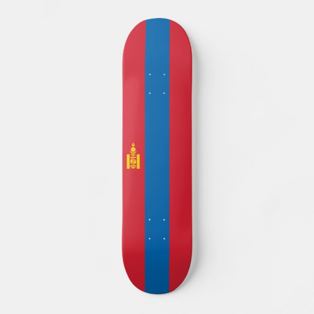 Skateboard Drapeau de Mongolie (Recto)