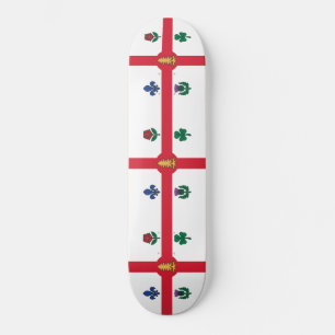 Skateboard Drapeau de Montréal (Québec, Canada)