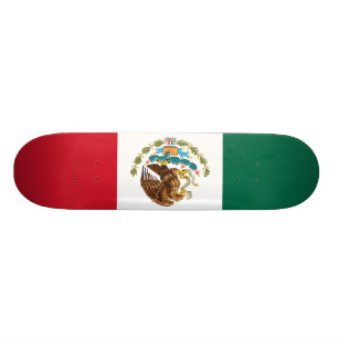 Skateboard Drapeau de planche à roulettes du Mexique