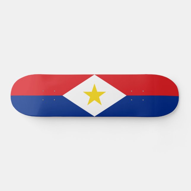 Skateboard Drapeau de Saba (Horz)