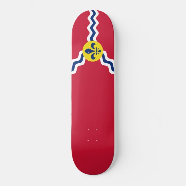Skateboard Drapeau de Saint-Louis (Missouri) (Recto)