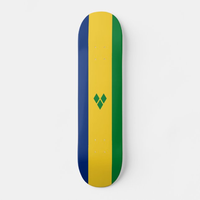 Skateboard Drapeau de Saint-Vincent (Recto)